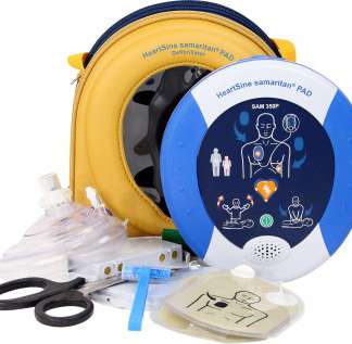 Defibrillator mit austauschbarer Kassette für Erwachsene oder Kinder